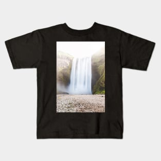 Skogafoss Waterfall - Iceland Kids T-Shirt